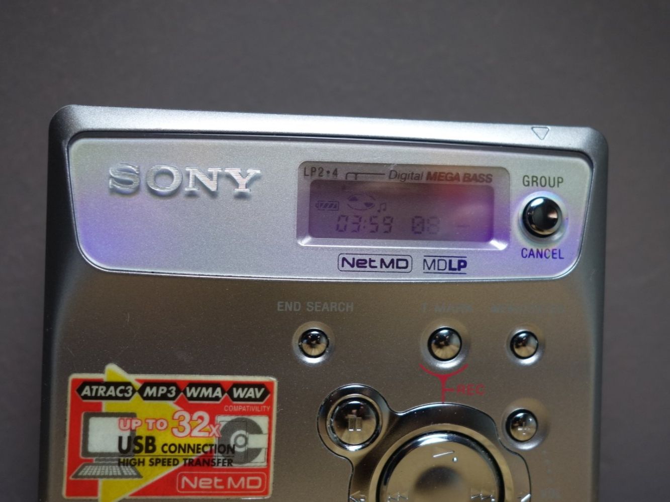 Sony Minidisc: MiniDisc Sony MZ-N505 – Usato da Bern venduto da Phandora 3