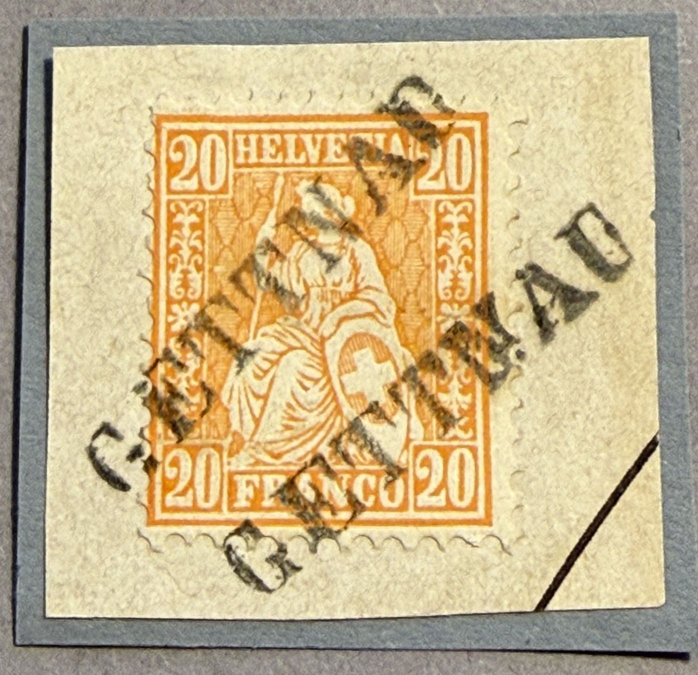 Tutti i francobolli: 32 Stabstempel Gettnau LU – Usato da Steinhausen venduto da yukon26