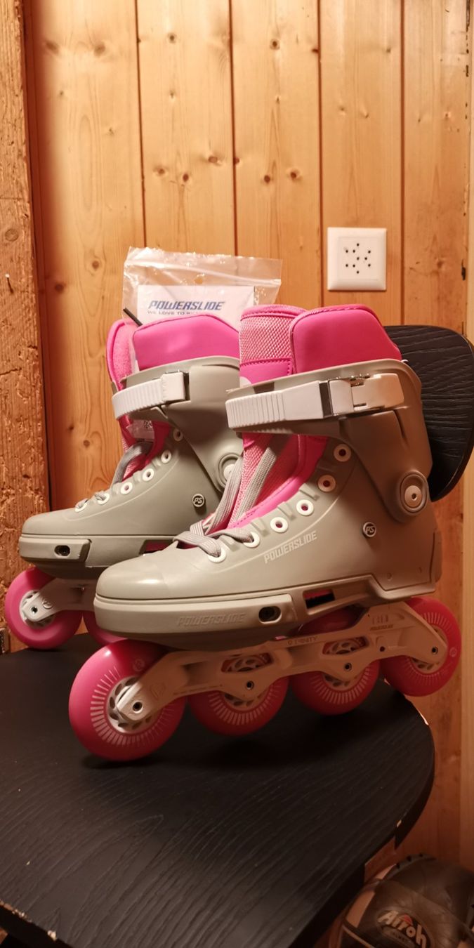 Pattini in linea & Pattini a rotelle: unbenutzte Powerslide Next Skates 39/40 – Nuovo (secondo la descrizione) da Finsterwald LU venduto da zabryna 4
