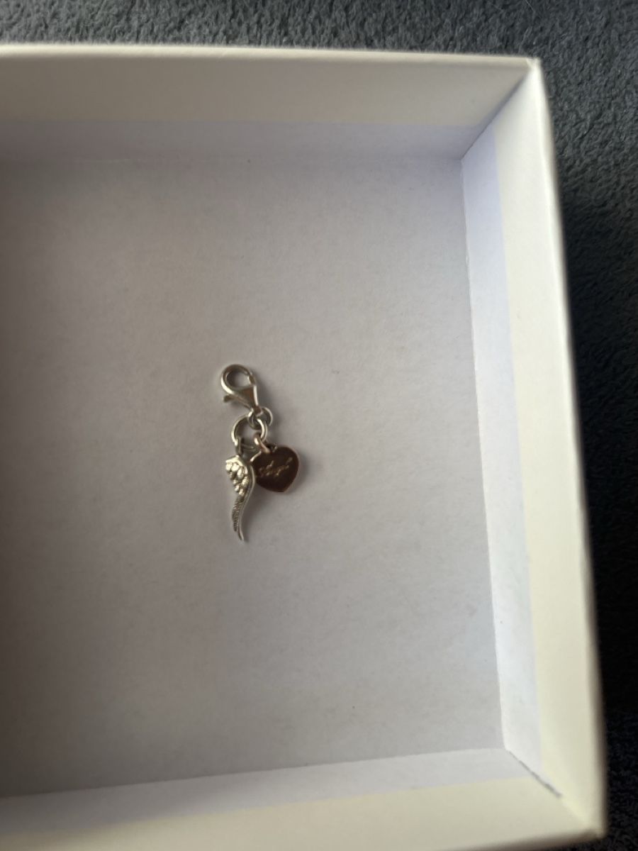 Thomas Sabo Ciondoli: Thomas Sabo Charm Engelsflügel mit Herz – Usato da Wohlen b. Bern venduto da Honeypie