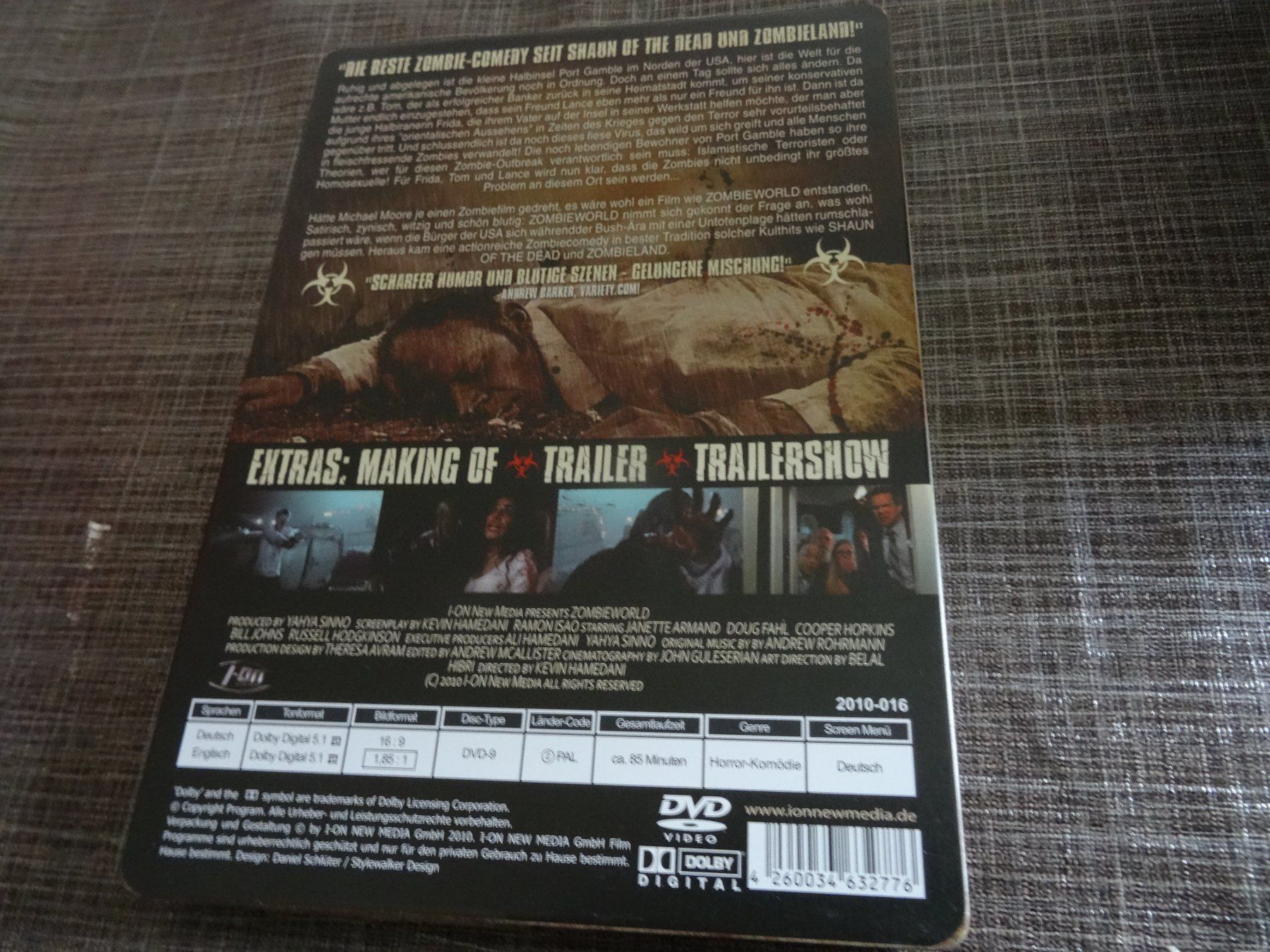 Tutti i DVDs: Zombieworld DVD STEELBOOK – Usato da Olten venduto da Disc-Verkauf 2