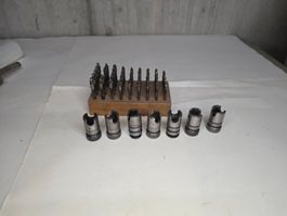 Werkzeugsatz mit Spiralbohrern & Dornen für Drehbank