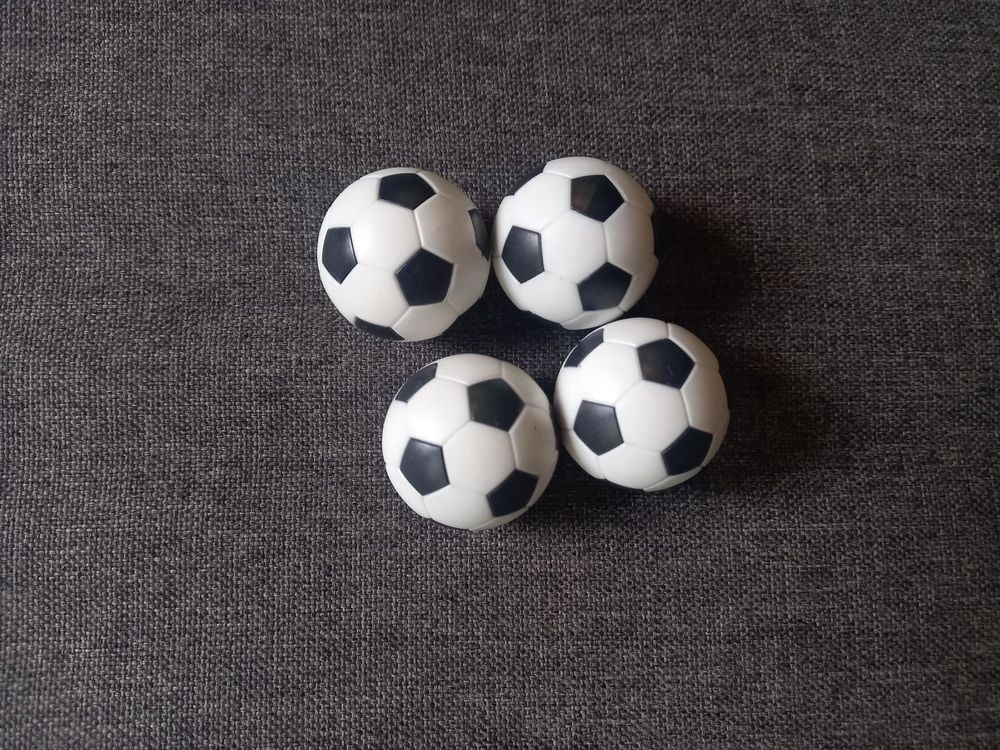 8 Balles De Baby-foot 32 Mm - Plastique HIPS Silencieux Et Durable - Pour Tables 90 à 120 Cm
