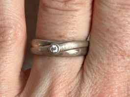 Silber Ring Classico bonded (Grösse 54)