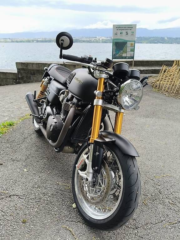 Strada: Triumph Thruxton 1200 R – Usato da Veyrier venduto da Esprit69 1