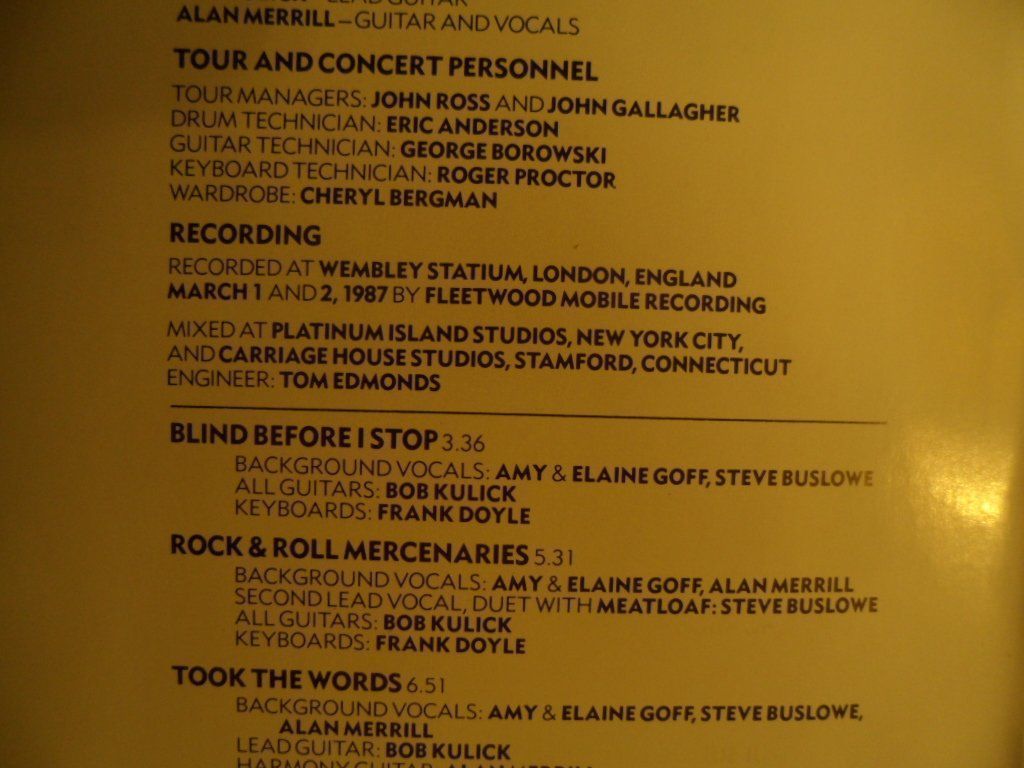 CD: MEAT LOAF  Live – Usato da Langnau i. E. venduto da mar_hw58 2