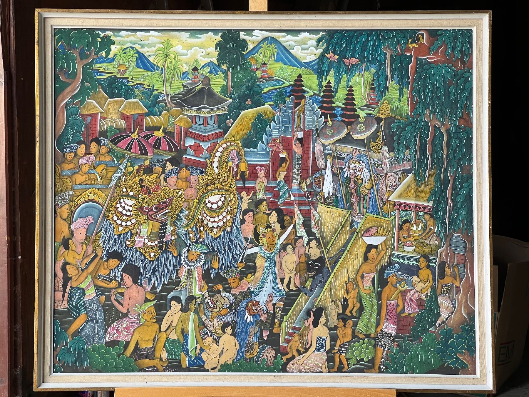 Dipinti: RiesenWerk BALI KUNST! – Usato da Basel venduto da pmART