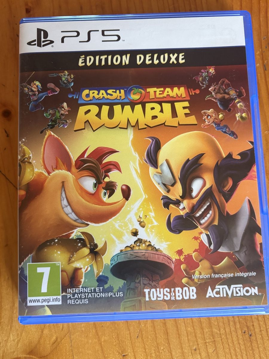Jeux: Crash Team Rumble - Édition deluxe PS5 FR – D'occasion à La Brévine par daduszka