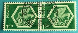 Nr.538 Paar mit Vollstempel