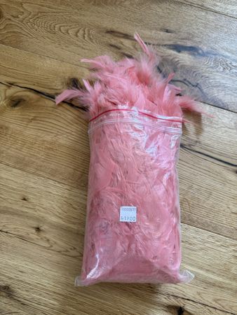 Federschal pink