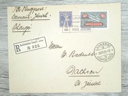 TR70 Enveloppe + Timbre Suisse 1925