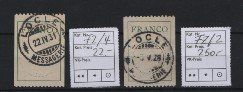 Francozettel Nr. FZ / 4 + FZ / 2 / geste. schön Kat. 277.-