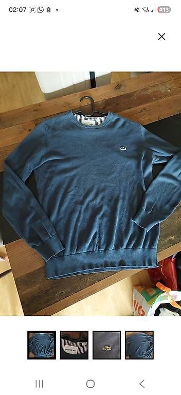 Maglioni & Felpe: Lacoste Sweatshirt blau – Usato da Enggistein venduto da sar_b8hz 3