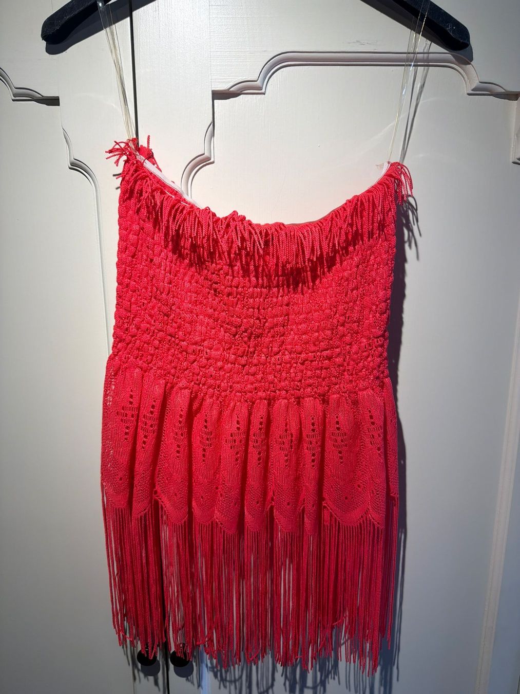 Vestiti: SOMMER KLEIDLI MIT FRANSEN-DAMEN,ROT – Nuovo e nell'imballaggio originale da Meienried venduto da ManuelaBoutique 5