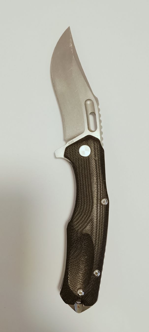 Taschenmesser: Böker einhand Sackmesser micarta griffe – Gebraucht aus Biel/Bienne von Vintage-timearts