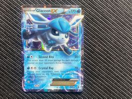 Pokemon Glaceon EX XY Fates Collide near Mint