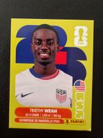 Timothy Weah USA 12 Panini FIFA World Cup 2026