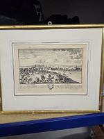 Antiker Kupferstich Luzern gerahmt 18. Jh.