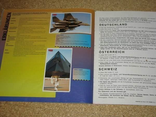 Panini Sammelbilder & Trading cards: Panini Album Skyfighters/Jets/Army – Gebraucht aus Cham von Paniniworld 3