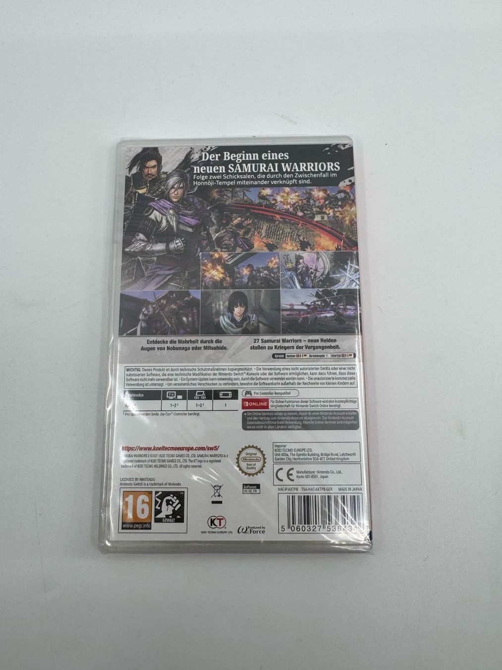 Giochi: Samurai Warriors 5 SEALED (Nintendo Switch) – Nuovo e nell'imballaggio originale da Herisau venduto da Seyashop1 1