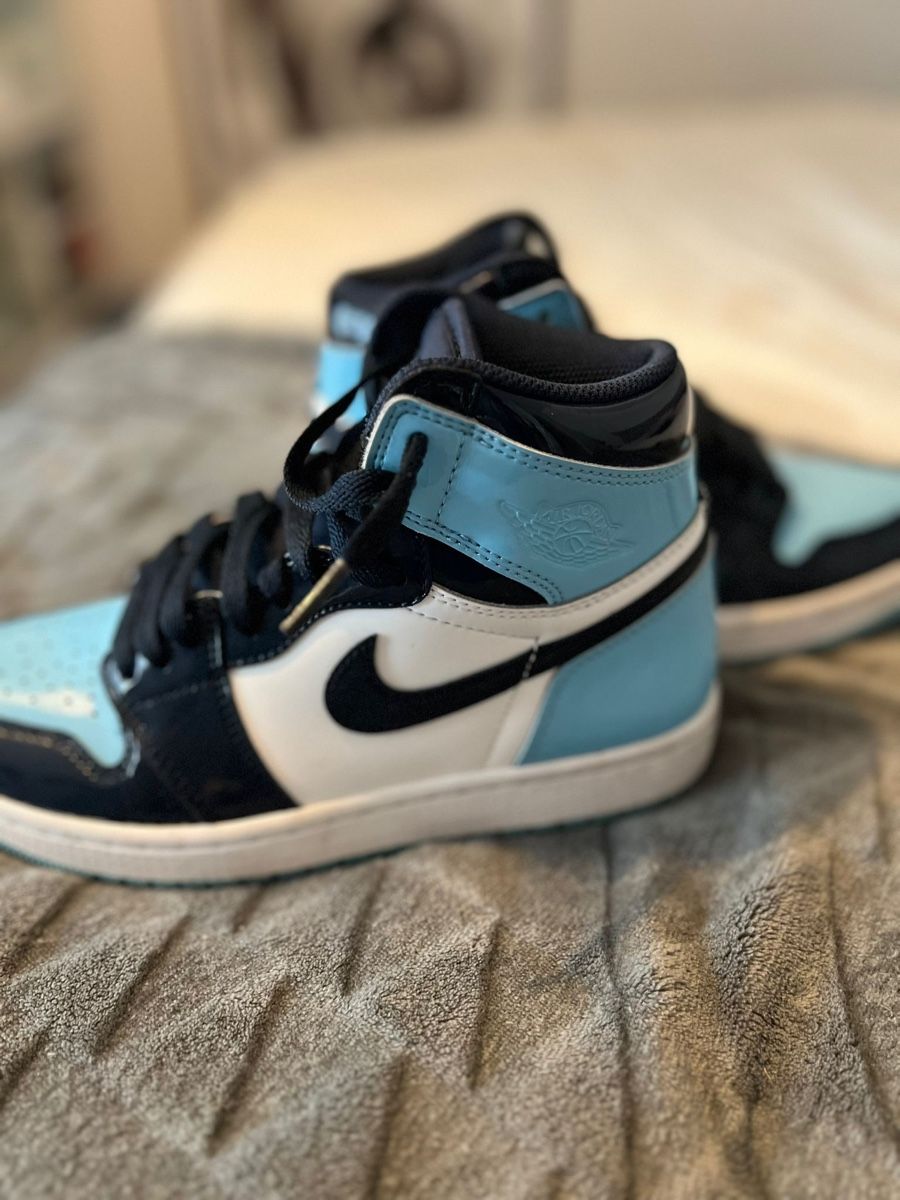 Jordan Damenschuhe: Jordan 1 Retro High Babyblau – Gebraucht aus Wetzikon ZH von Heidi056 1