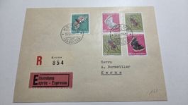 1954 Pro Juventute Satzbrief 