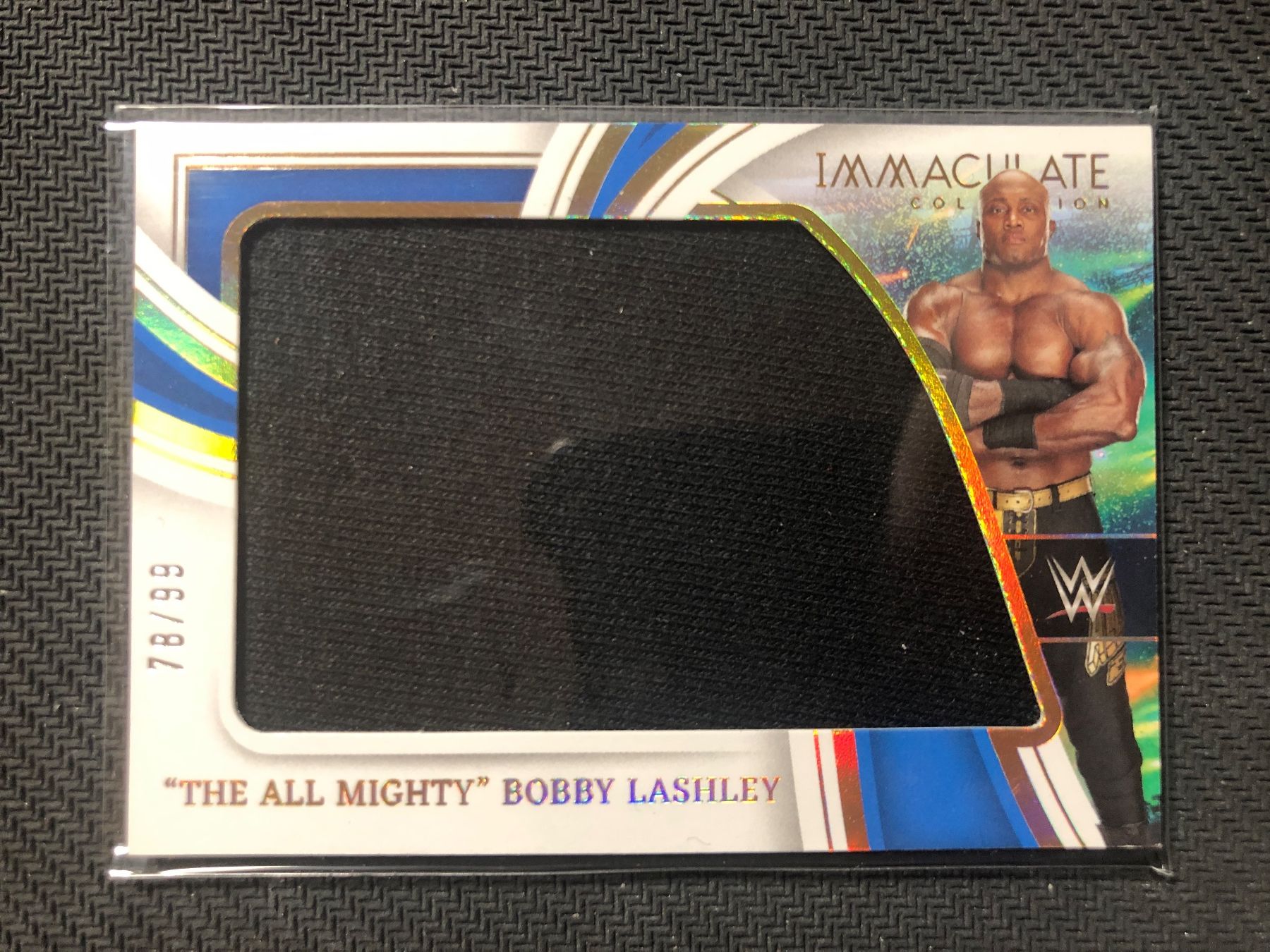 Topps Carte collezionabili: Panini Immaculate WWE Bobby Lashley Jumbo patch /99 – Usato da Wangenried venduto da Garagara