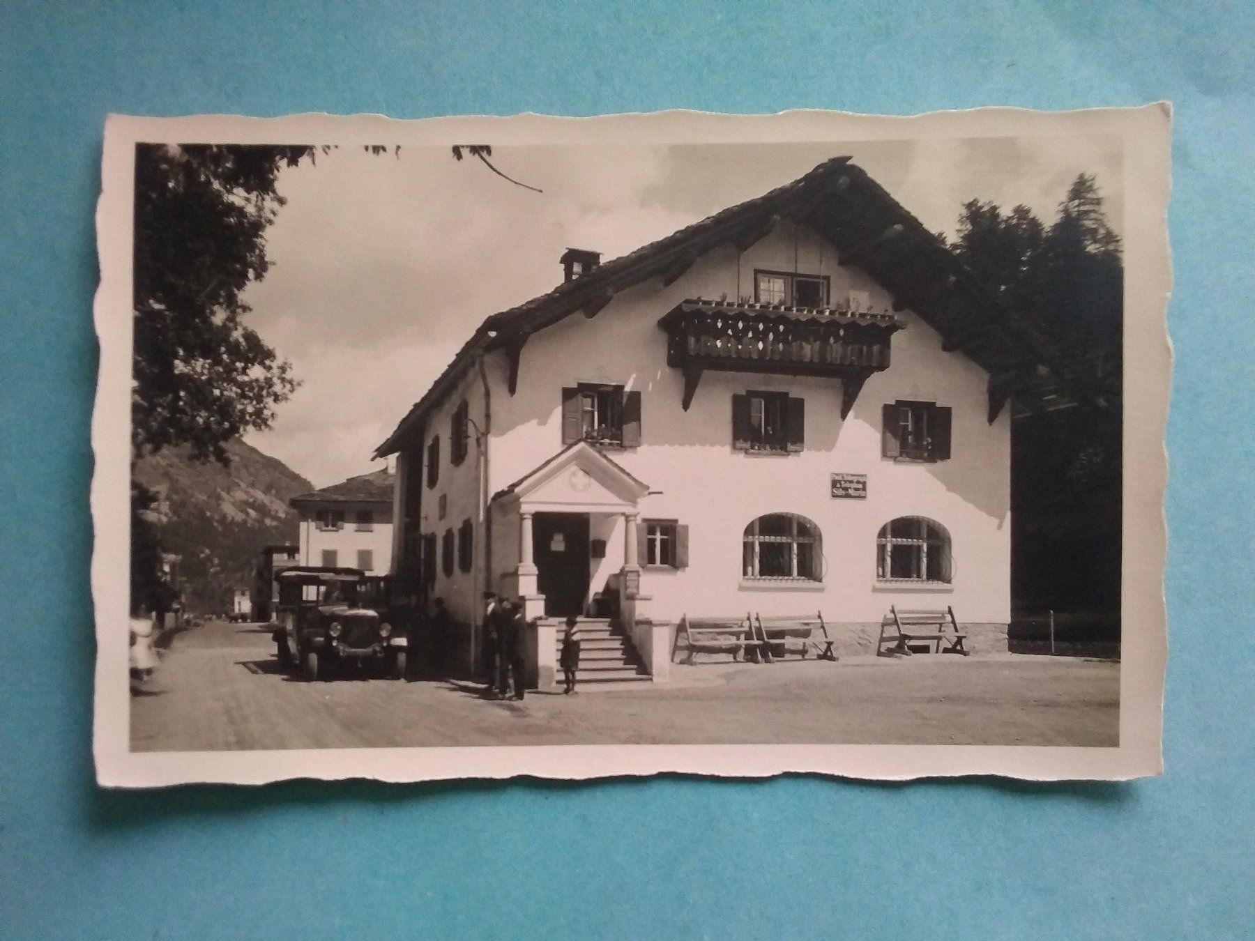 Cartoline postali: GR Sils-Maria Postgebäude Oldtimer Engadin – Usato da Appenzell venduto da lama19