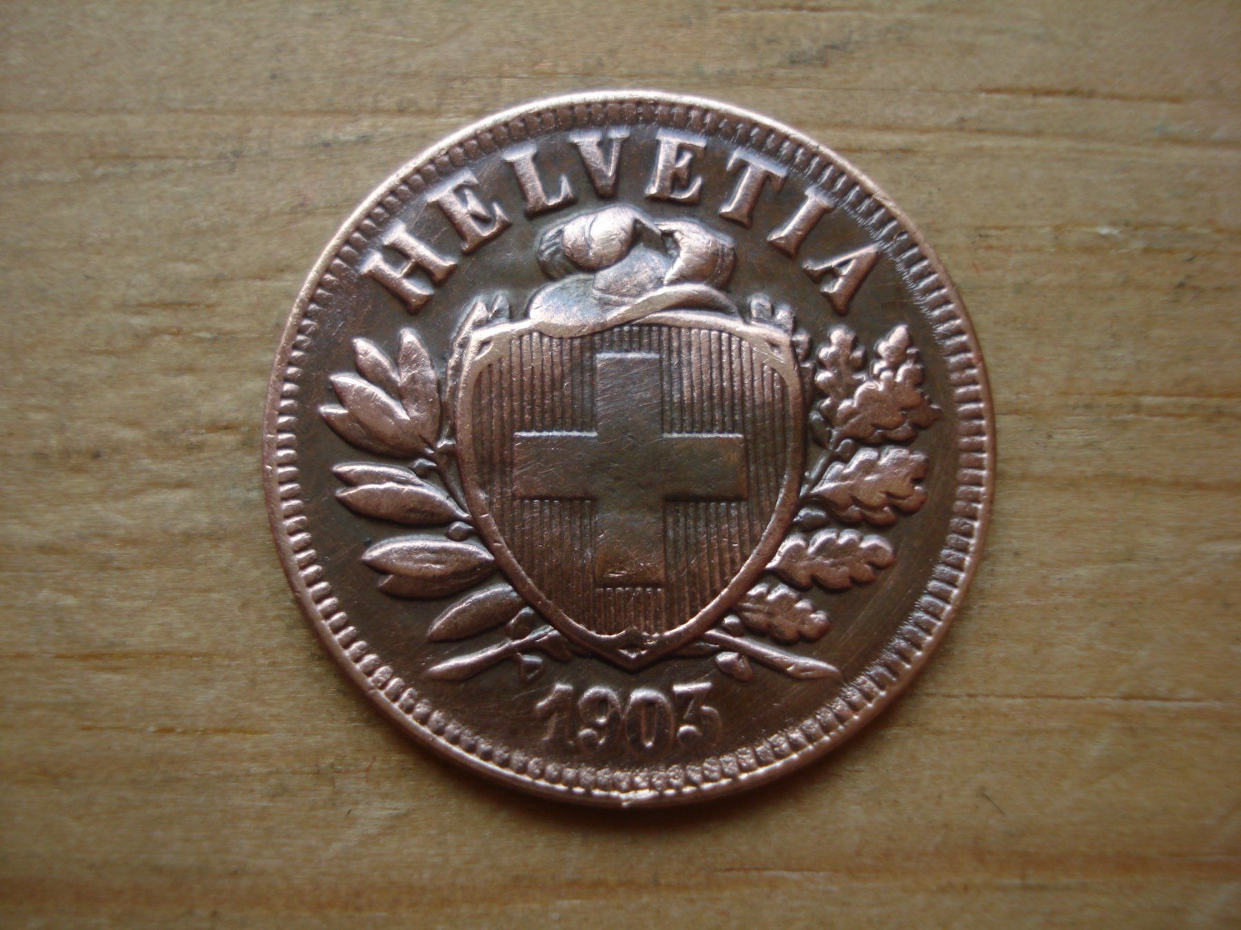Tutti le monete: (N1) 2 Rappen  1903  VZ – Usato da Erlach venduto da Net-Coins
