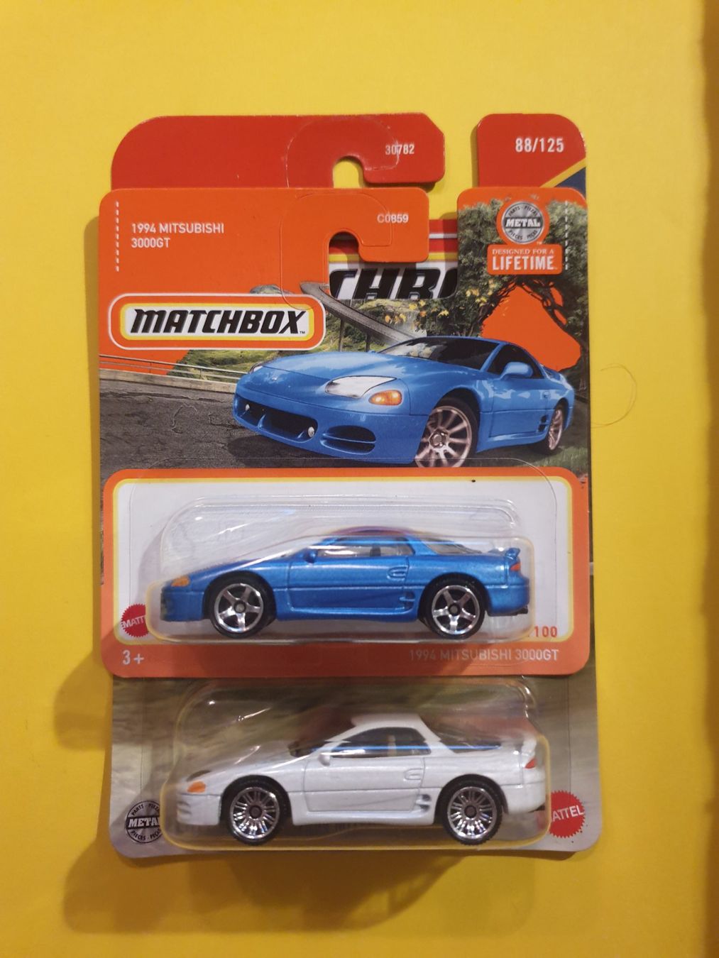 Matchbox Voitures modèles: 2 x Matchbox 1994 MITSUBISHI 3000 GT – Neuf avec emballage d'origine à Oftringen par Rotor