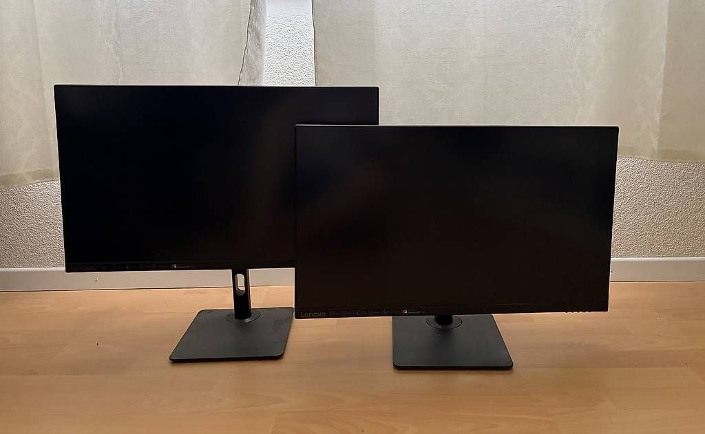 Monitor: 2 Lenovo N27p Monitoren  – Usato da Egerkingen venduto da wor_z5vd