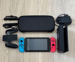 Nintendo Switch V2 mit Zubehör + Spiel | TOP ZUSTAND