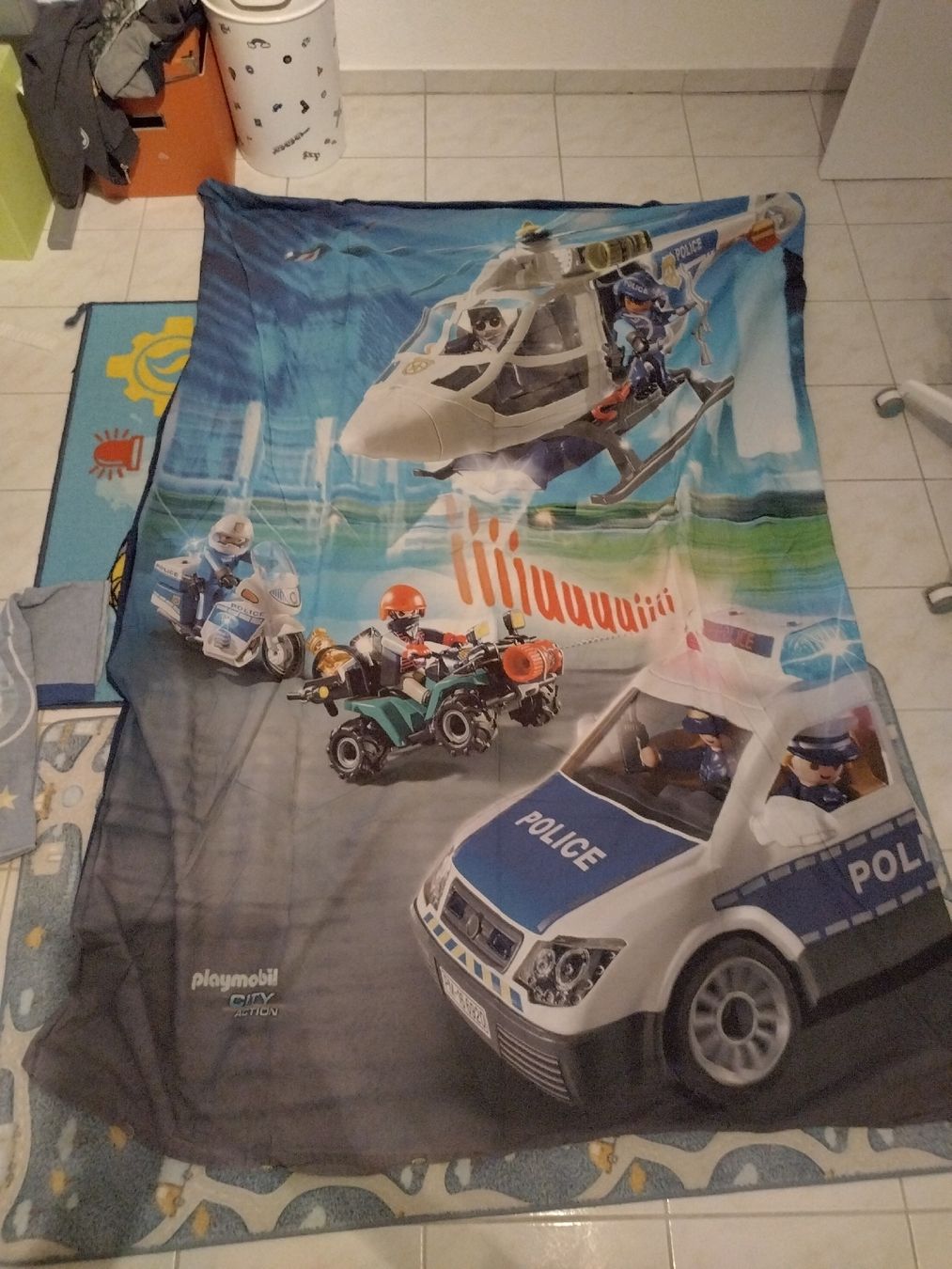Biancheria da letto: Playmobil Polizei Bettwäsche Set 2-teilig – Usato da Weiach venduto da Musikmaengu