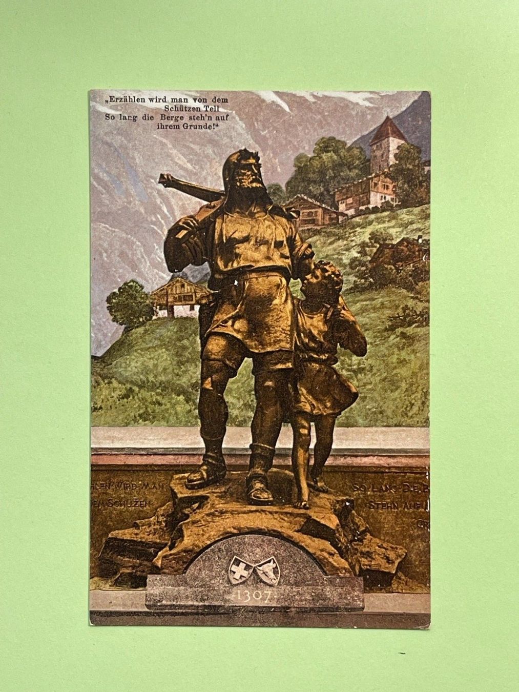 Cartes postales: Tell-Denkmal, Altdorf – D'occasion à Steg VS par _vinci_