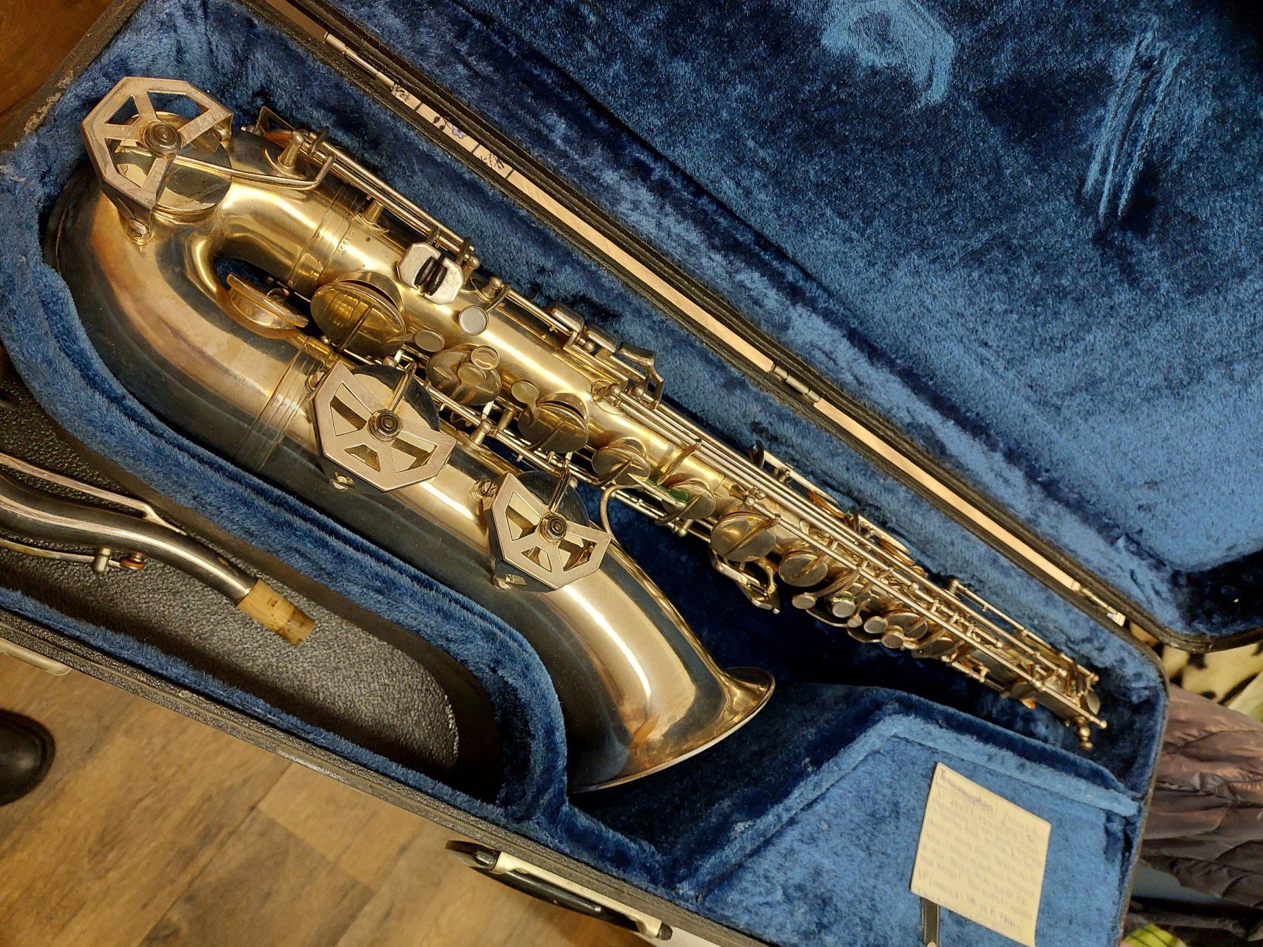 Vintage Musikinstrumente: Vintage Tenor-Saxophon Dolnet Paris ca.1950 – Gebraucht aus Davos-Platz von musikhauskollegger 3