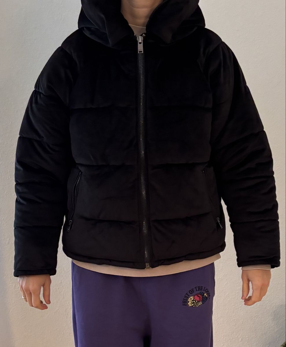 Vero Moda Giacche: Winterjacke aus Samt Schwarz M – Usato da Bern venduto da felenas 5