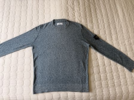 Stone Island Strickpullover XL / fällt wie L – Blau-Grau 