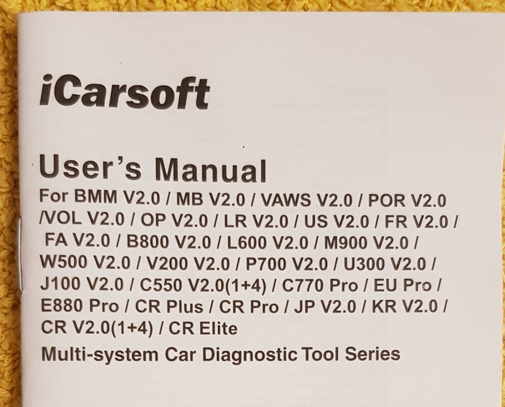 Mesurer: Auto Diagnosegerät iCarSoft LR V2.0 – D'occasion à Menziken par FranzSteff 4