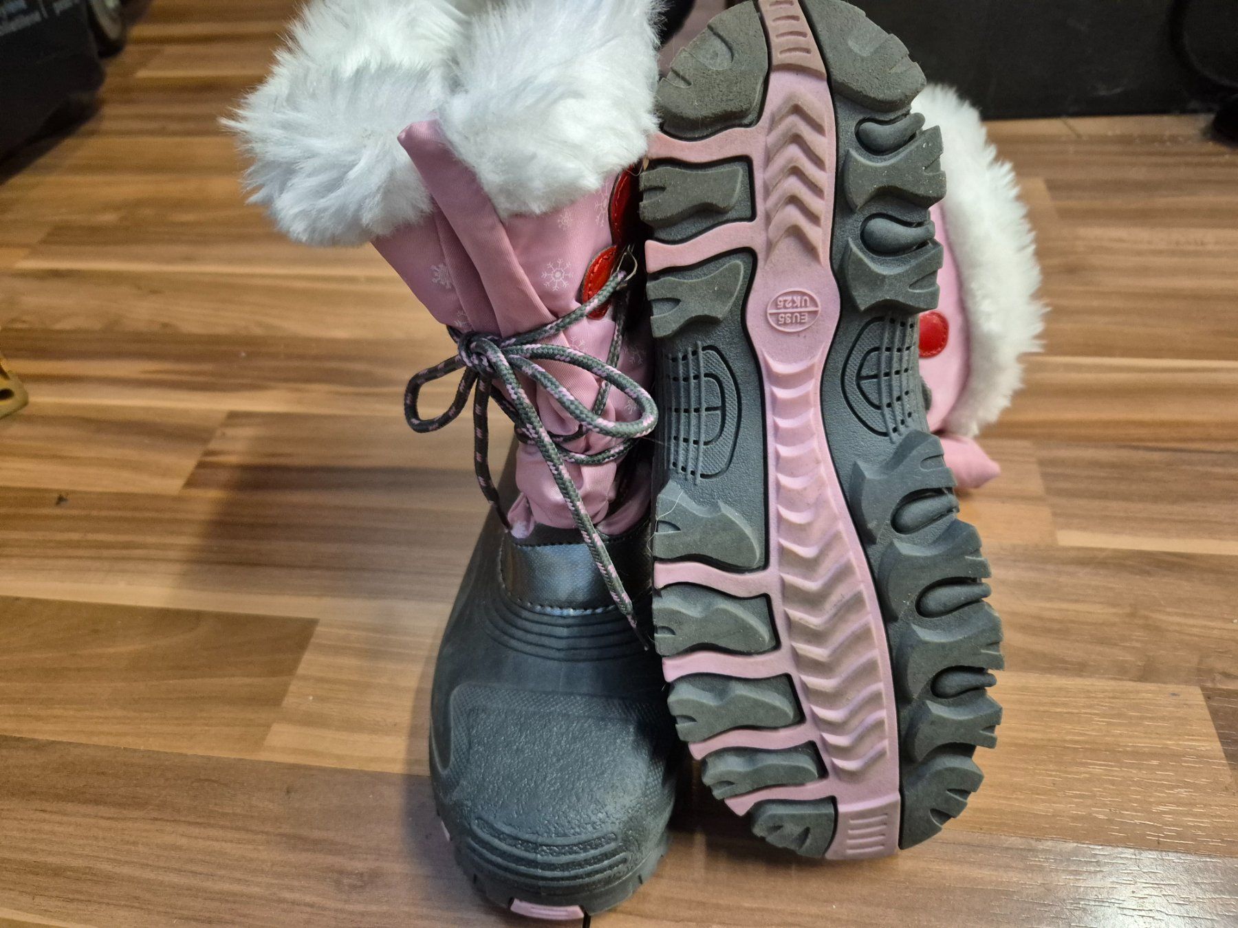 Chaussures filles: Winterschuhe gr 35 pink/schwarz b23 – D'occasion à Schwarzenburg par Flamingo07 2