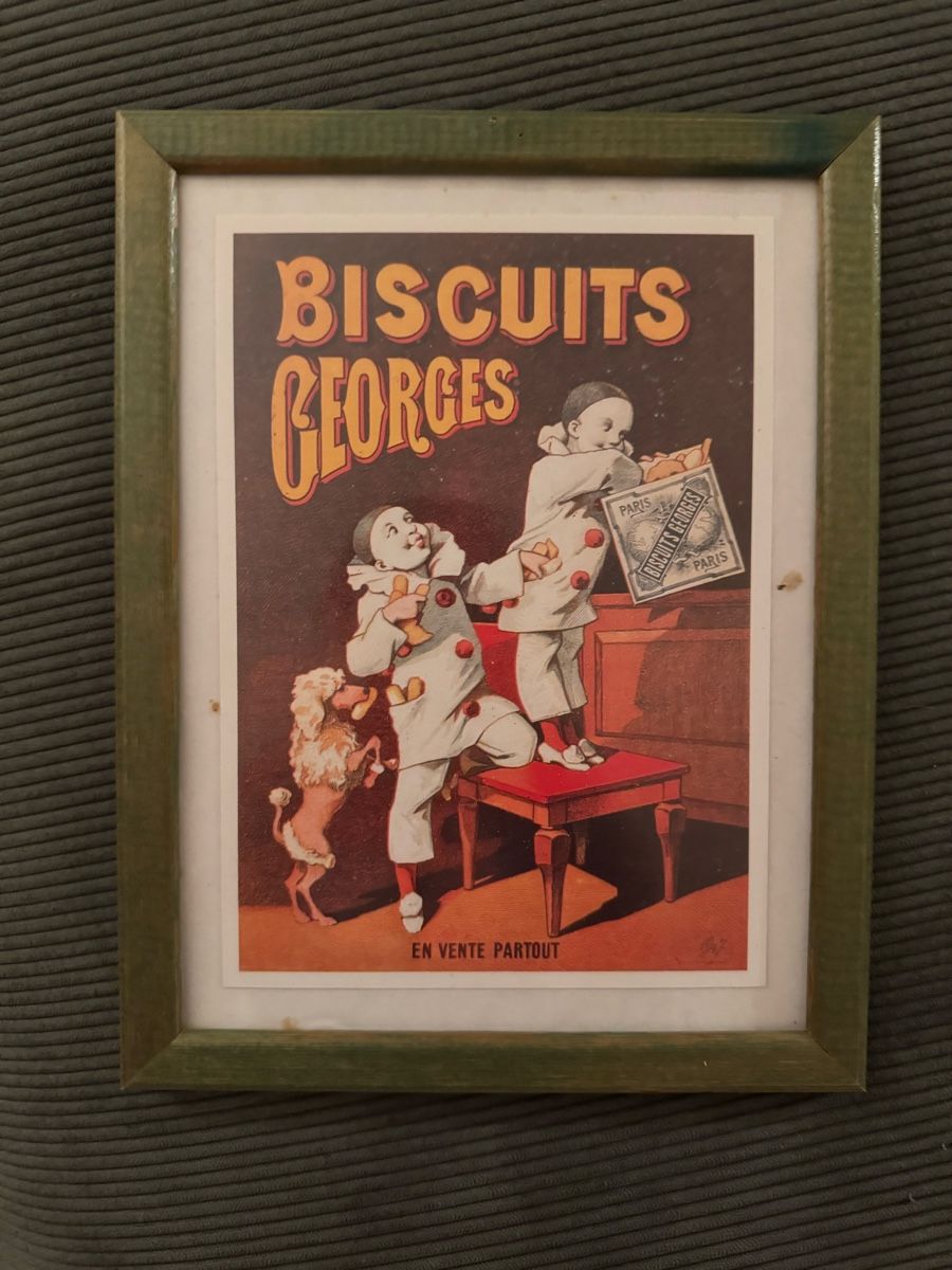 Foto & Immagini: Vintage Biscuits Georges Advertisment with frame en vente – Usato da Kloten venduto da jan_xn8f 1