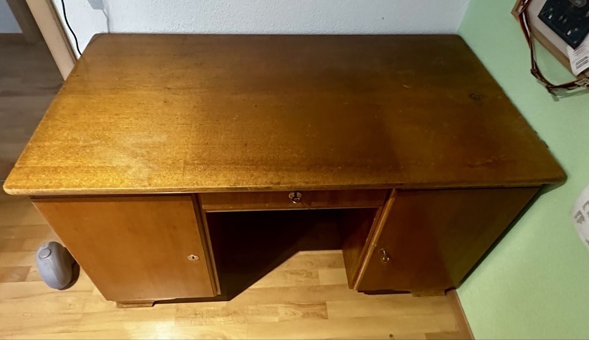 Bureaux: Bureau années 70, 1 tiroir 2 portes – D'occasion à Murten par jbaeris 2