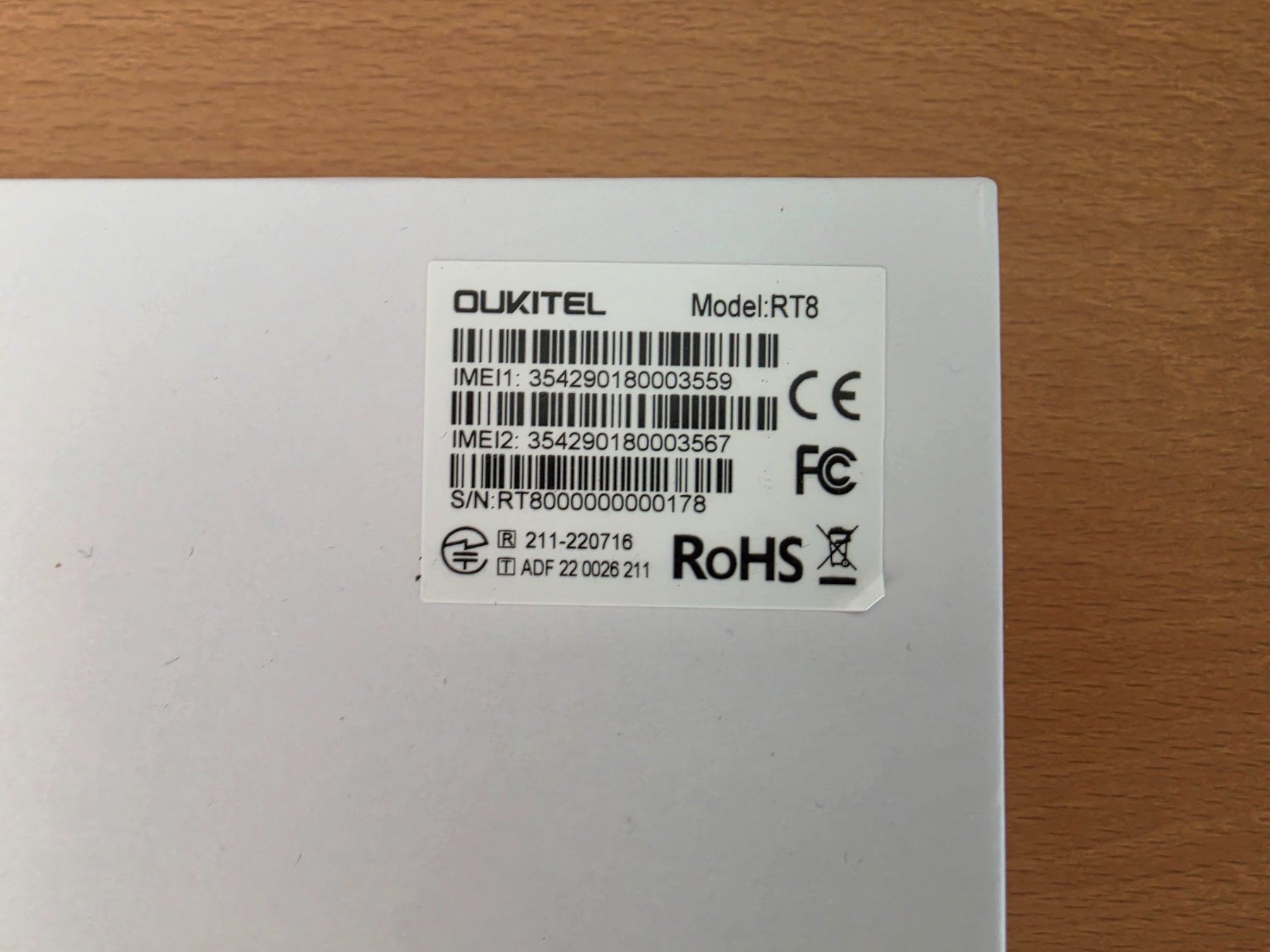Tablet PC: Oukitel Model: RT8/ 11.0" FHD+ Touch screen – Usato da Lengnau BE venduto da MF2543 4