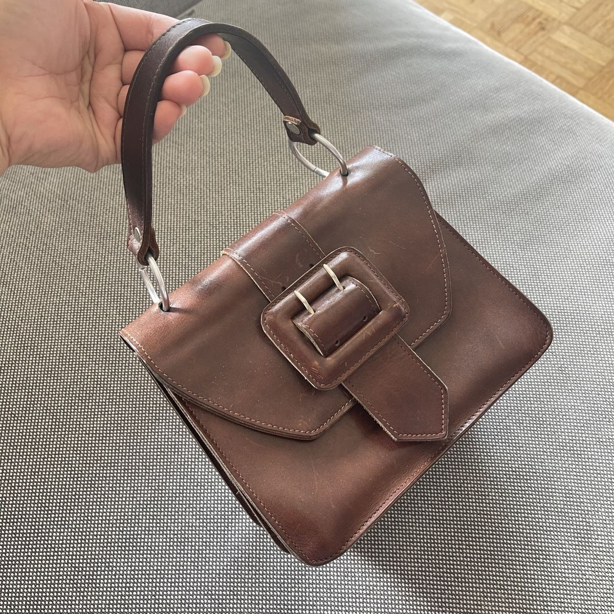 Borse da donna: Vintage Braun Leder Tasche – Usato da Bern venduto da dek_7bjd