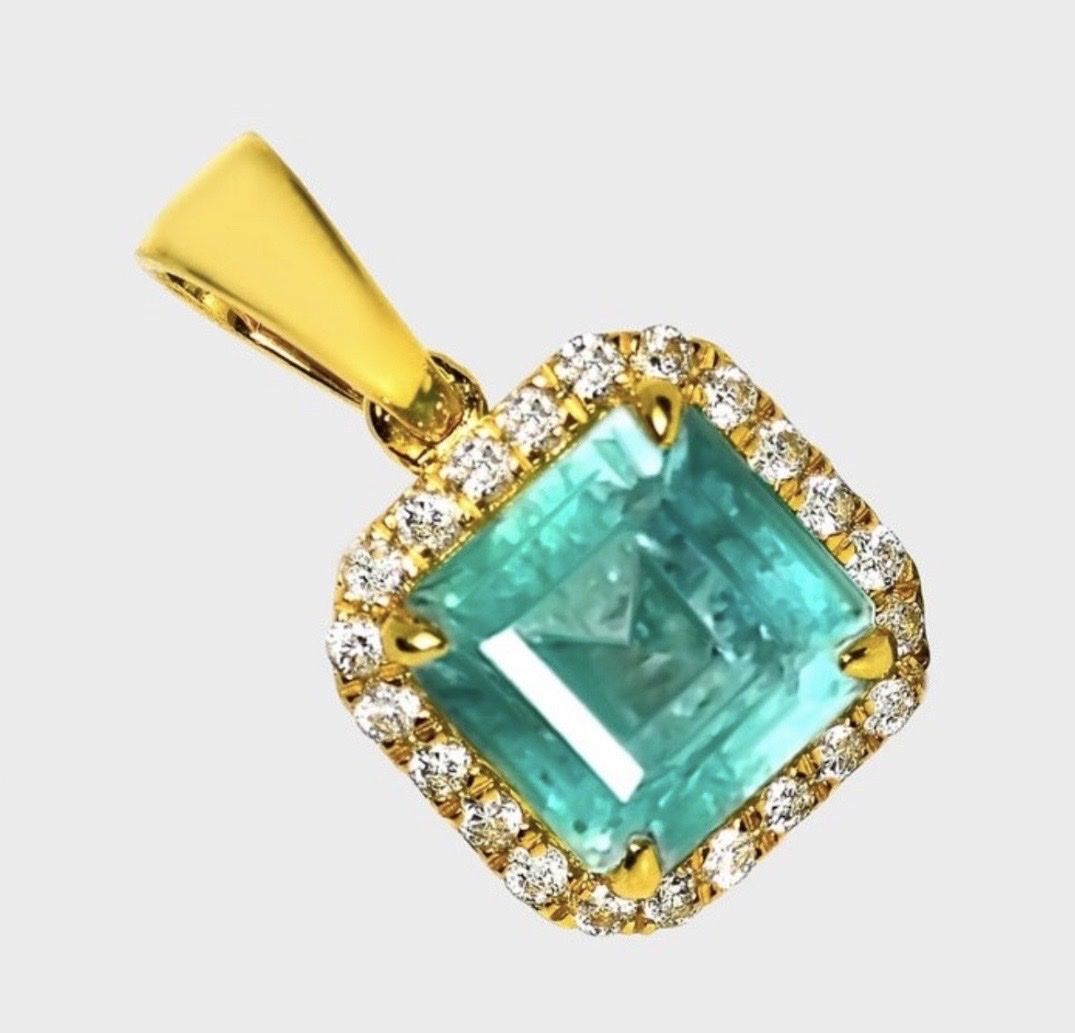 Ciondoli: Anhänger Smaragd Diamanten Gold – Nuovo e nell'imballaggio originale da Bolken venduto da Romeo80 1