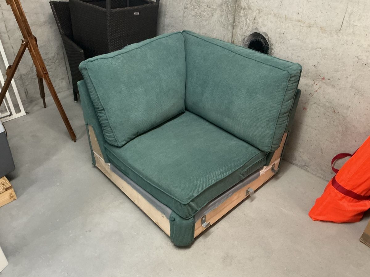 Ikea Poltrone: Kivik Ecksofa Sessel Modul petrol guter Zustand – Usato da Grosswangen venduto da Nordlicht-Ricardo