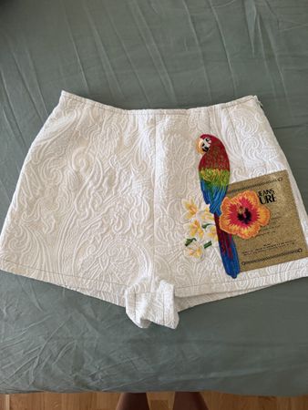  Versace Jeans Couture White Shorts