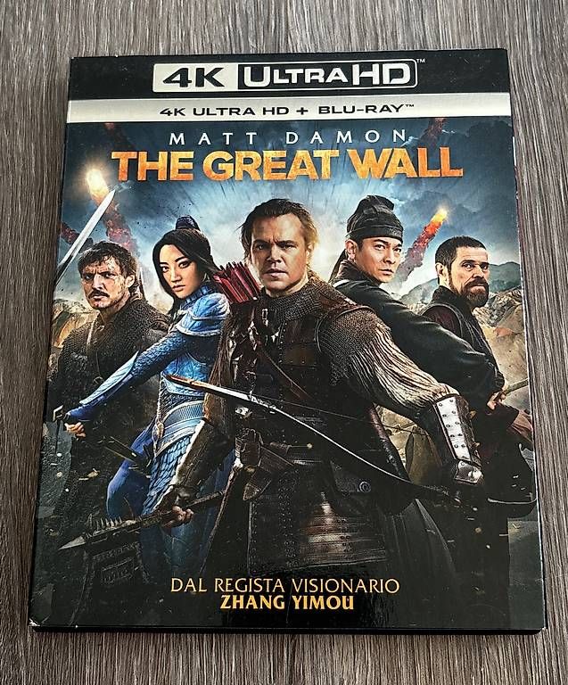 Alle DVDs: The Great Wall 4K UHD Bluray  – Gebraucht aus Winterthur von Geilotime