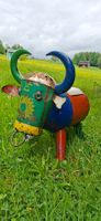 Retro Metall Kuh Garten Deko Vintage Shabby Chic Style!