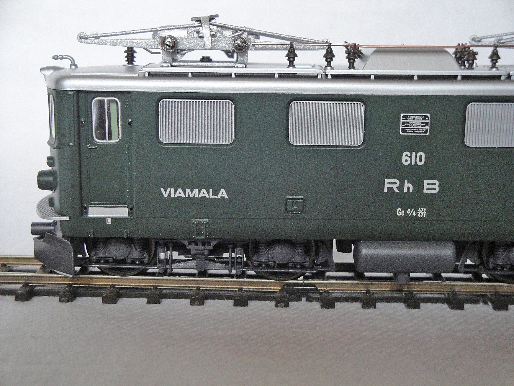 Bemo Modellini di ferrovie: Bemo RhB-Ge 4/4 I 610 VIAMALA – Nuovo e nell'imballaggio originale da Wolfwil venduto da heinzs3575 6