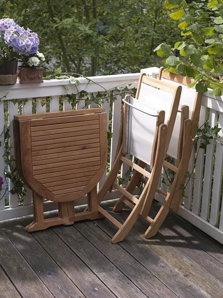Tavoli: Balkontisch klappbar Teakholz – Nuovo e nell'imballaggio originale da Winterthur venduto da aredo 6